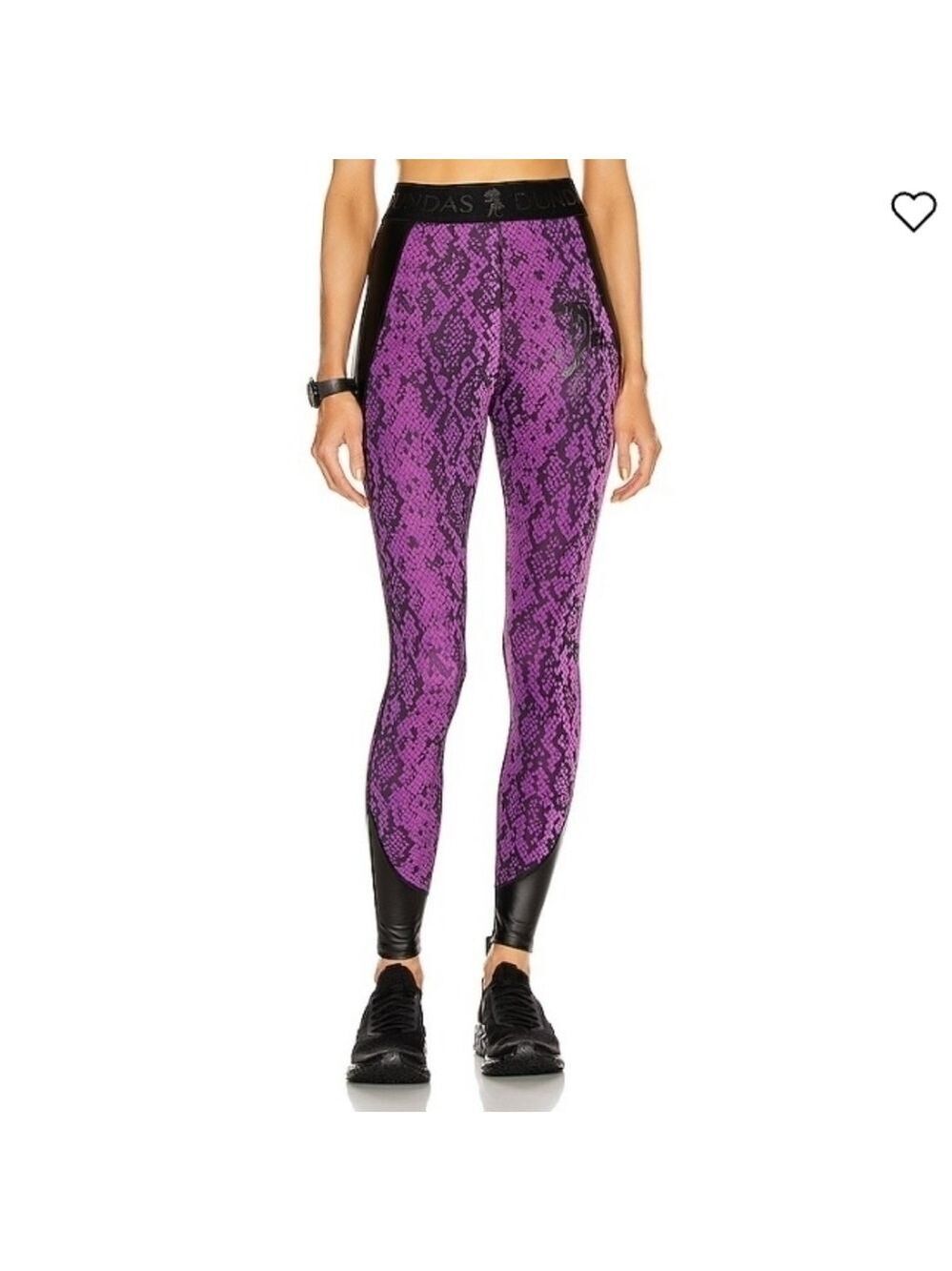 Dundas Magenta Python Leggings